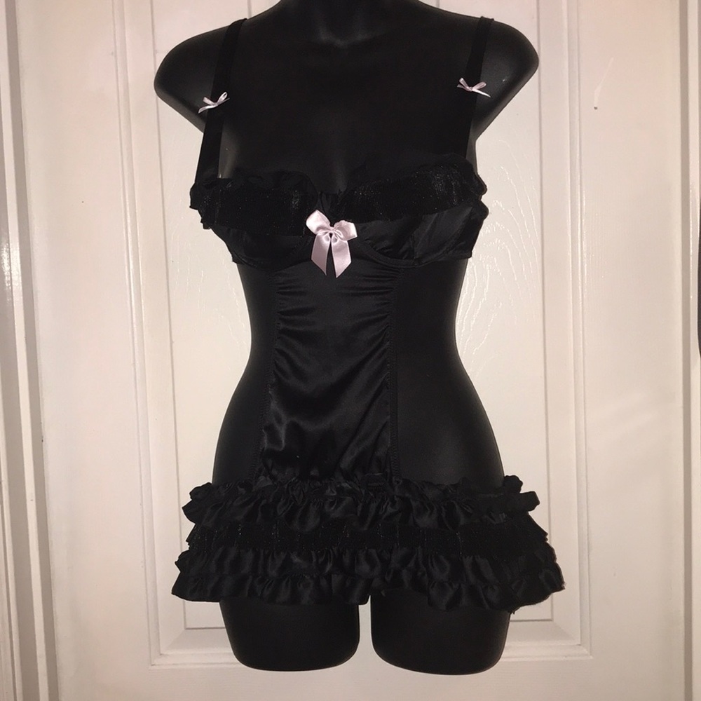 Victoria Secrets Black Sexy Little Things Teddy